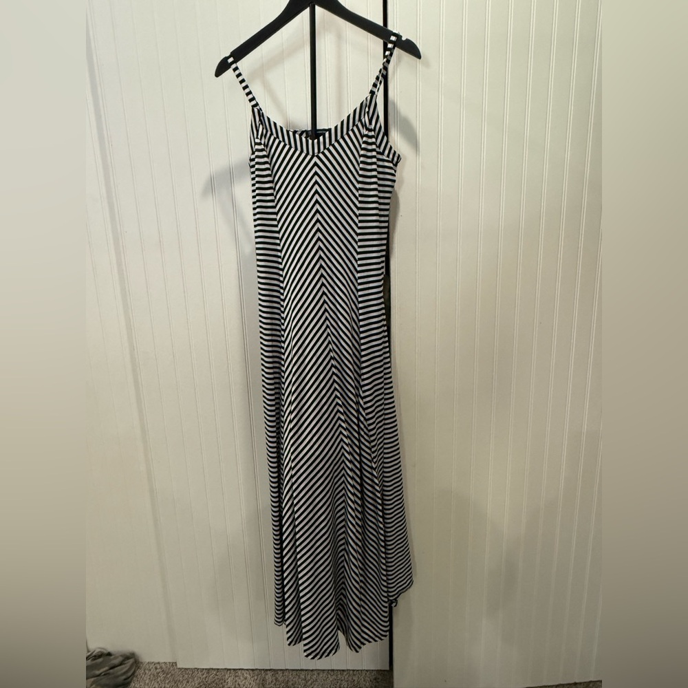 INC International Concepts Monochrome Striped Blouse